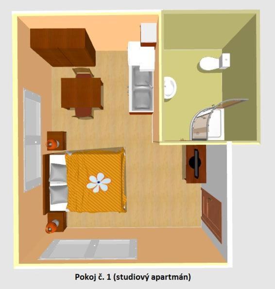Cerny Kocour Apart Hotel Sarovy Buitenkant foto
